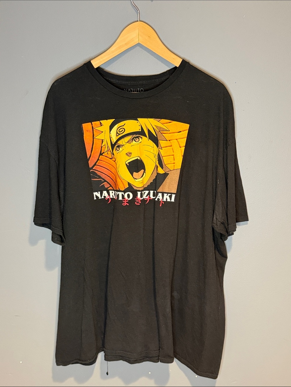 Naruto Uzumaki Graphic Tee - Black